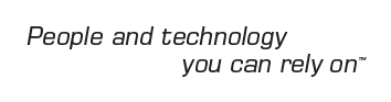 People and technology you can rely on logo